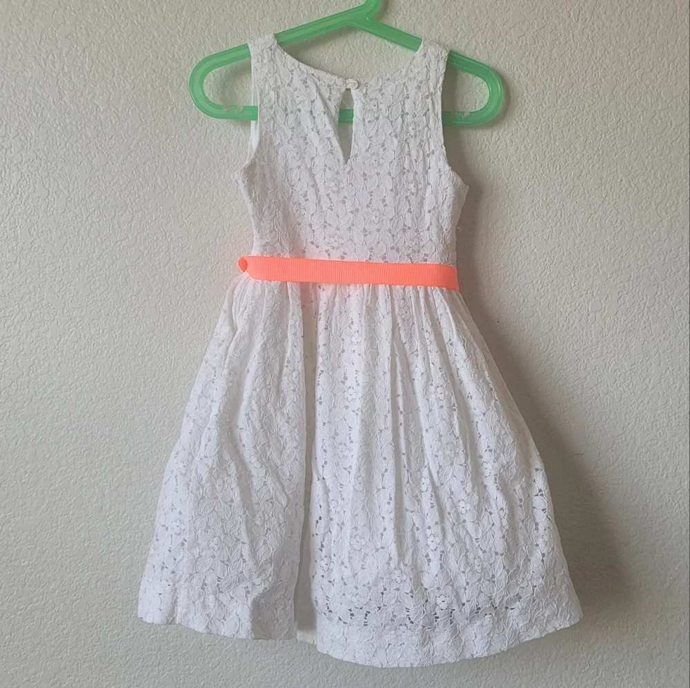Oshkosh B'gosh White Lace Dress Size 6